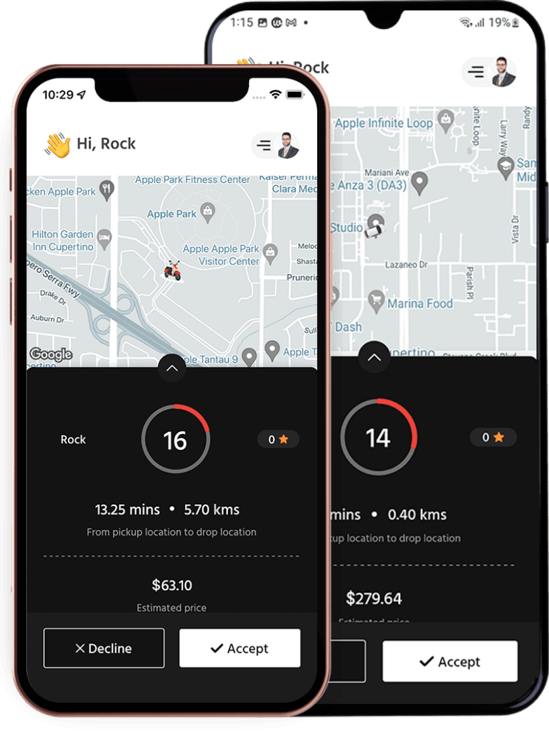 mobiX driver app